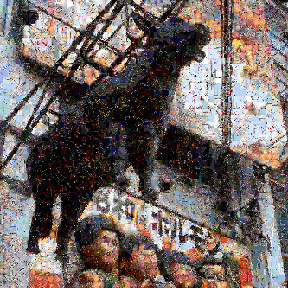 祭・百景借景「神々のかたち（牛・昭和大衆ホルモン 道頓堀店）」　Matsuri・Hyakkei Shakkei “Figures of Gods(Cow・Showa Taishuu Horumonyaki)”